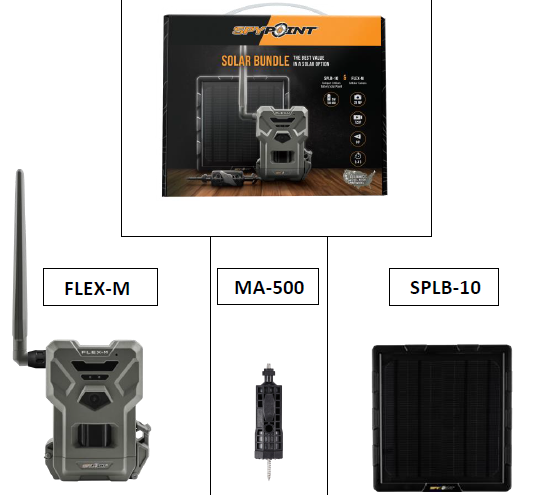 FLEX-M” hunting camera in SOLAR COMBO Spypoint – Ecotone