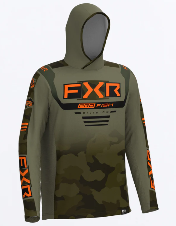 UPF Hooded Sweatshirt for Men Profish Tournament - FXR – Ecotone