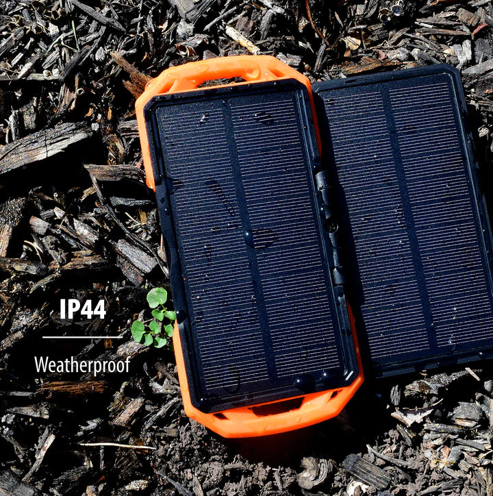 TOUGH TESTED “Switchback” power supply and solar panel
