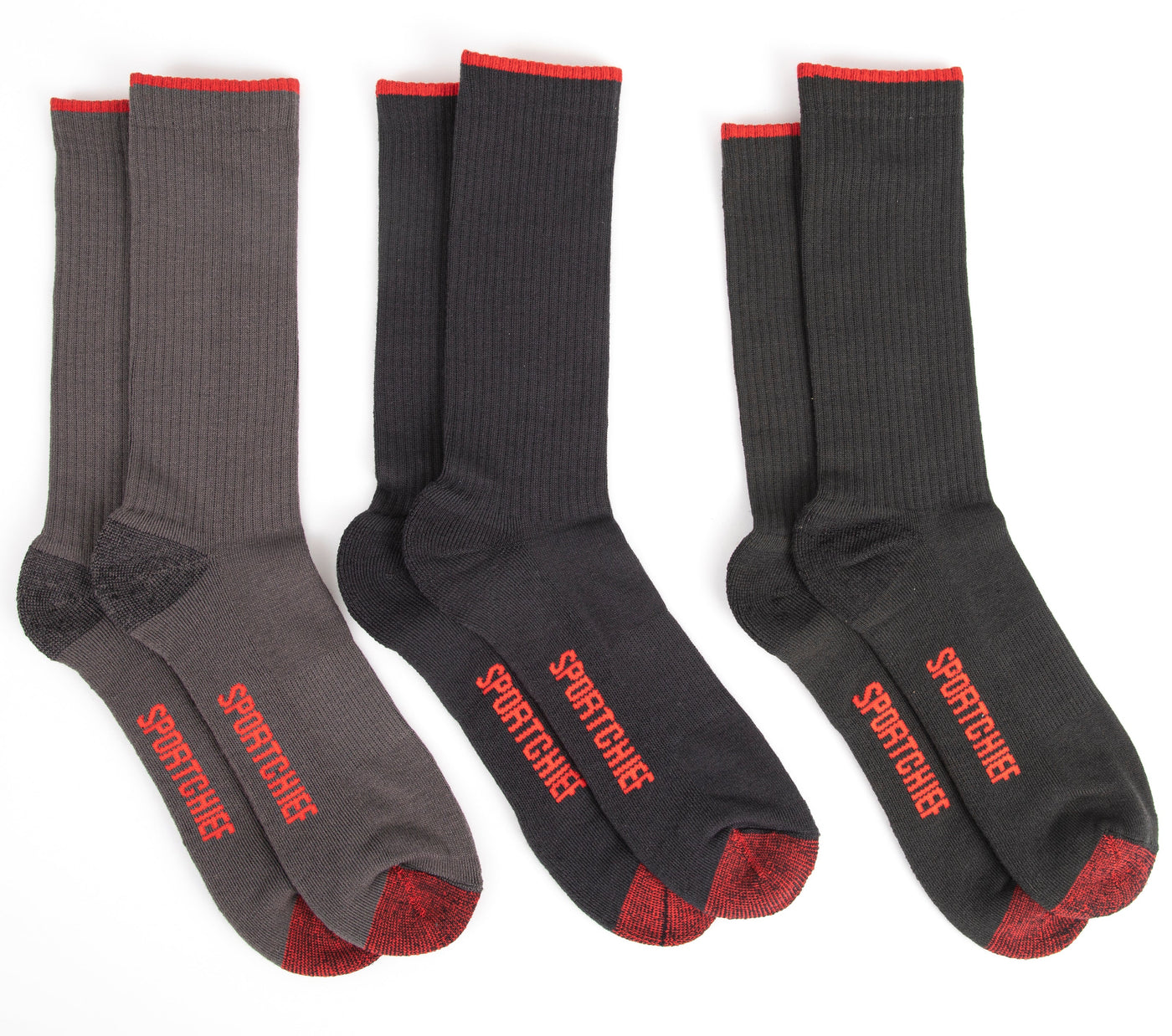 Bas polyvalents (3 paires) "Alpha" hommes  - Sportchief