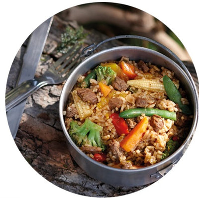 Dehydrated meals Mandarin beef and rice - Happy Yak