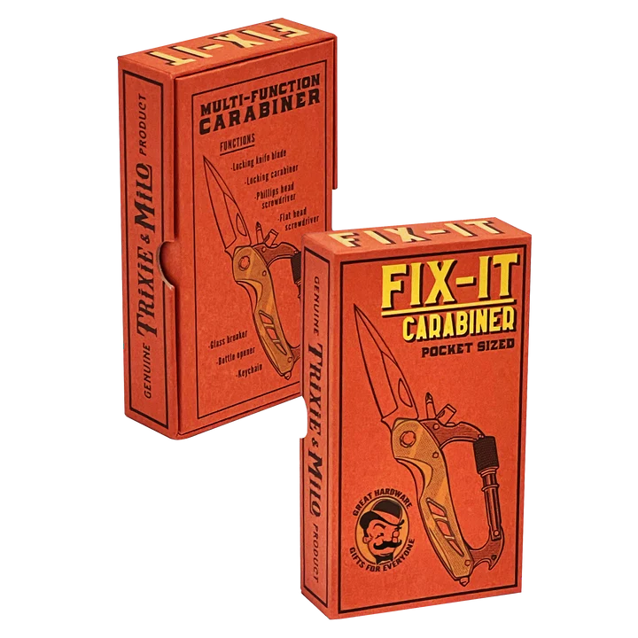Mousqueton multi-outil "Fix-It" avec lame verrouillable – Lucky Jack