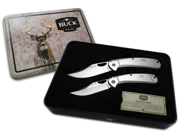 Ensemble 2 couteaux lame pliante "combo 788+789" collection - Buck Knives