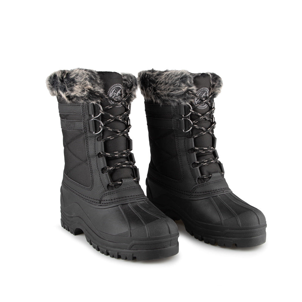 Bottes d’hiver Blue Rocky FLOXY femmes. Chaleur et traction pour la chasse et les randonnées hivernales en forêt.