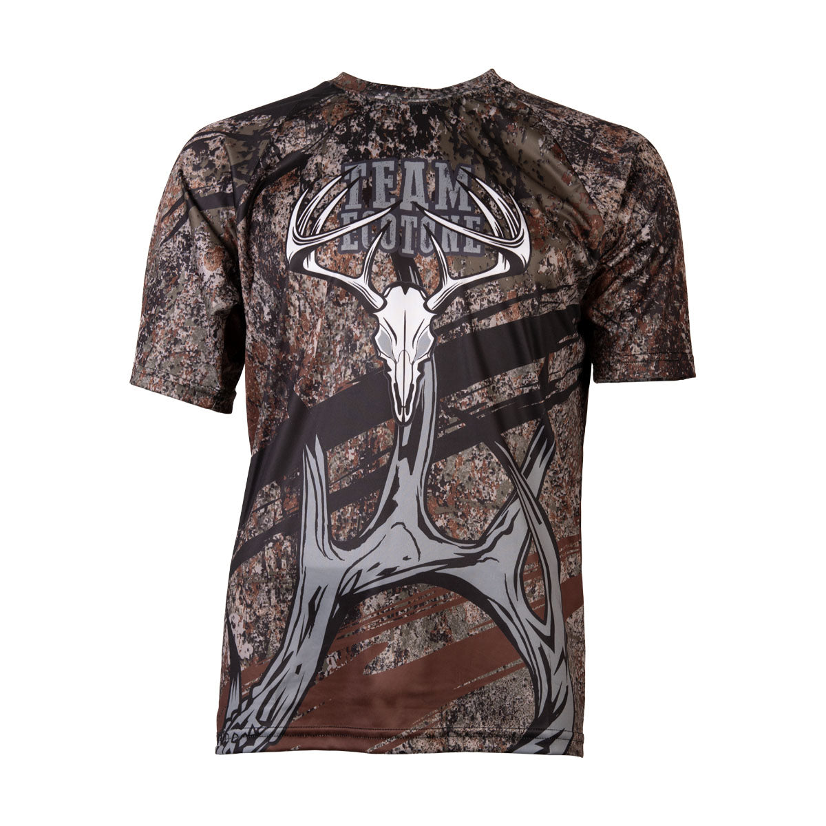 Men's short-sleeved "Team Ecotone hunting" camo T-shirt The Ripper
