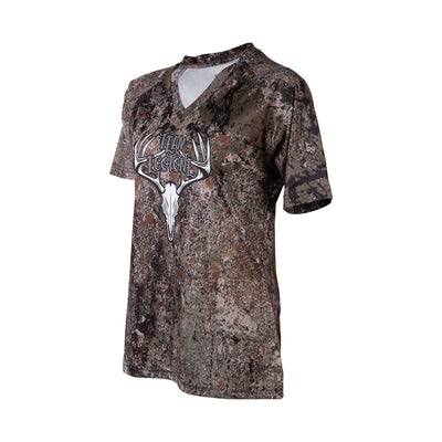 "Team Ecotone hunting" women's short-sleeved sweater camo The Ripper