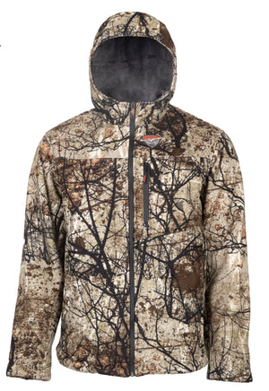 Nouveauté - Manteau de chasse Dynamo 2.0 homme camouflage X-Unity Light. Silence, confort et technologies avancées pour l’orignal, chevreuil et ours. Ajoutez une couche de base pour plus de chaleur.
