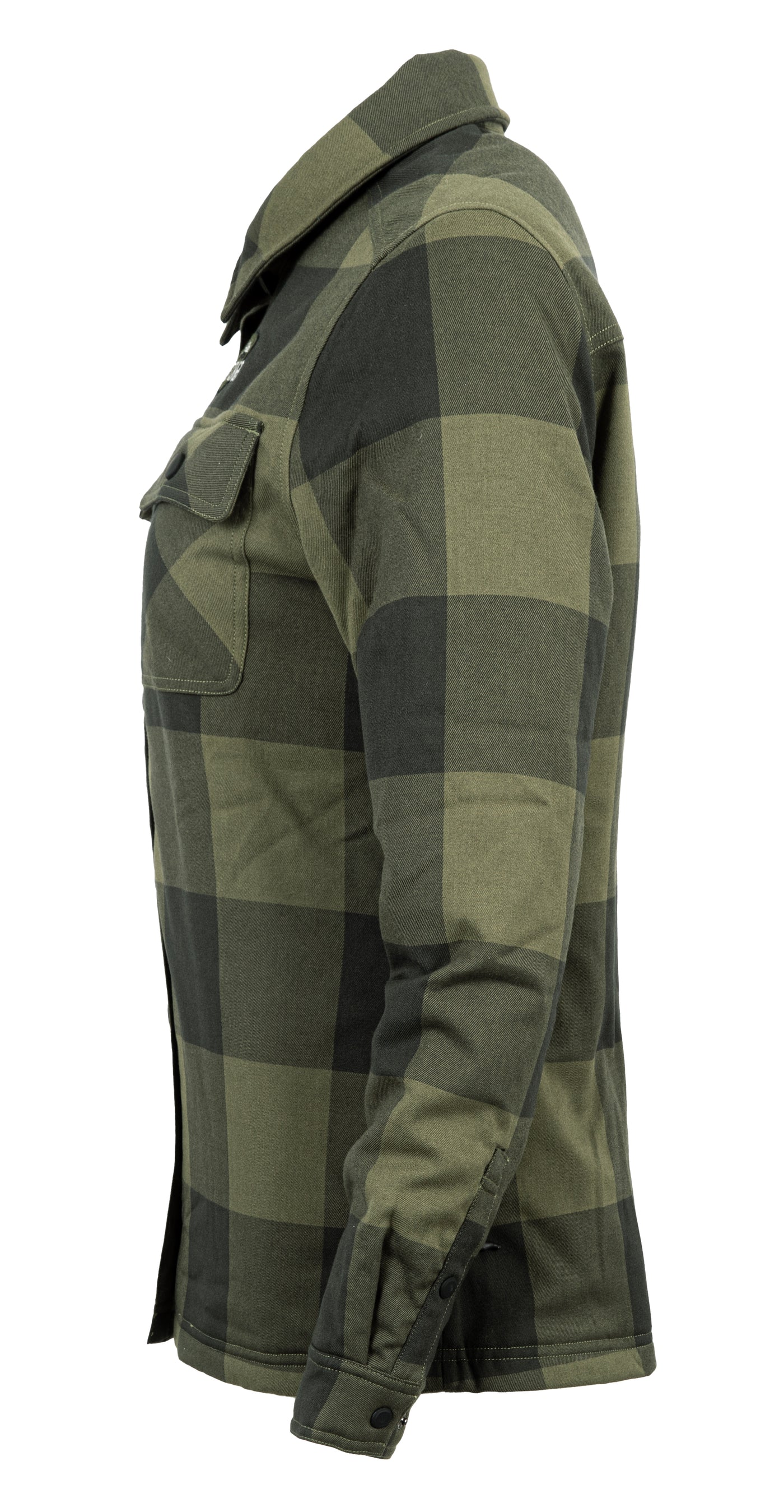 Chemise de chasse Filles de bois Sugar Shack : flanelle extensible, coupe féminine, épaules renforcées et protection déperlante pour les chasseuses.