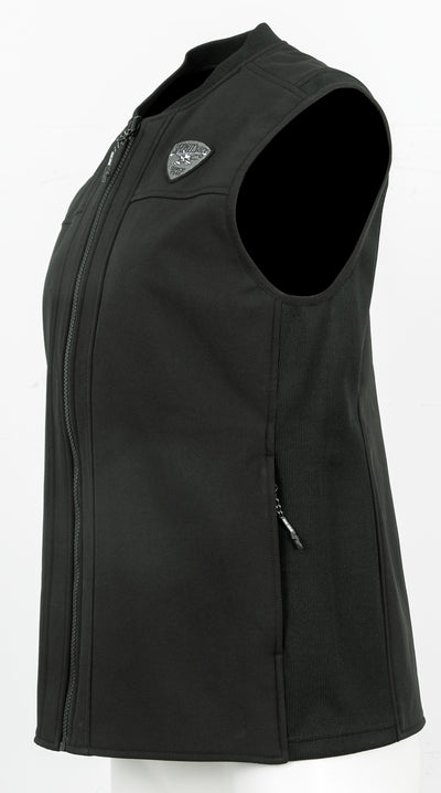 Veste STRATO chauffante Femme par Sportchief : autonomie 8h de chaleur 3 niveaux, tissu softshell déperlant. Idéale chasse et activités extérieures.