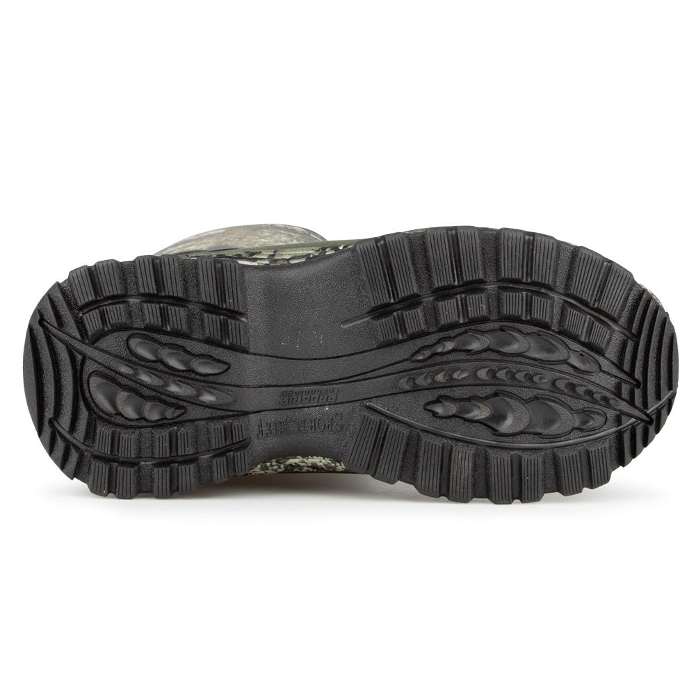 Botte de chasse homme RUSH 4.0 Sportchief : chaleur, isolation Primaloft 800 g, semelle RIPPER LIGHT, confort et traction en terrains froids.