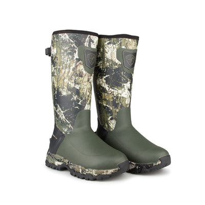 Botte de chasse homme RUSH 4.0 Sportchief : chaleur, isolation Primaloft 800 g, semelle RIPPER LIGHT, confort et traction en terrains froids.