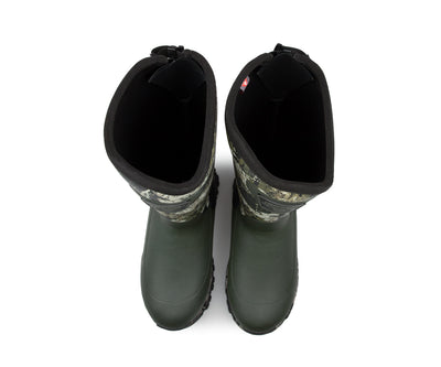 Botte de chasse homme RUSH 4.0 Sportchief : chaleur, isolation Primaloft 800 g, semelle RIPPER LIGHT, confort et traction en terrains froids.