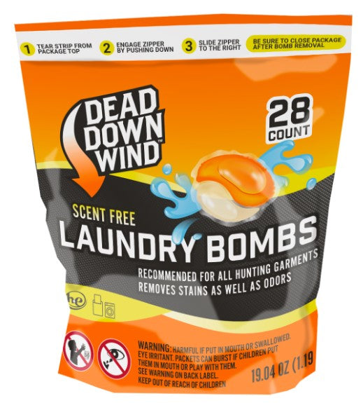 Laundry capsules (washing bombs) from Dead Down Wind