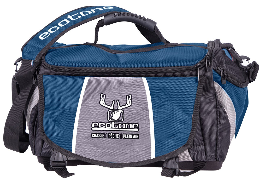 blue soft tackle box Blue and black soft fishing tackle box