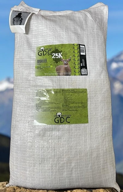 Moulée pour chevreuil 25 kg saveur pommes - Glands de chêne