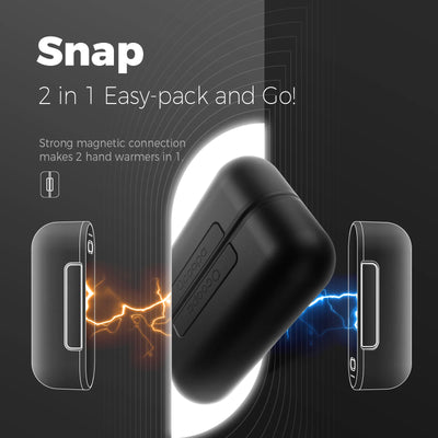 Chauffe-mains rechargeable UT2s (2x5000mAh) magnétique - Ocoopa