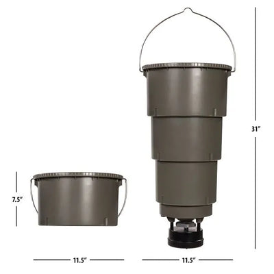 Appâtage chevreuil "Mangeoire suspendue" tout-en-un 5 gallons - Moultrie