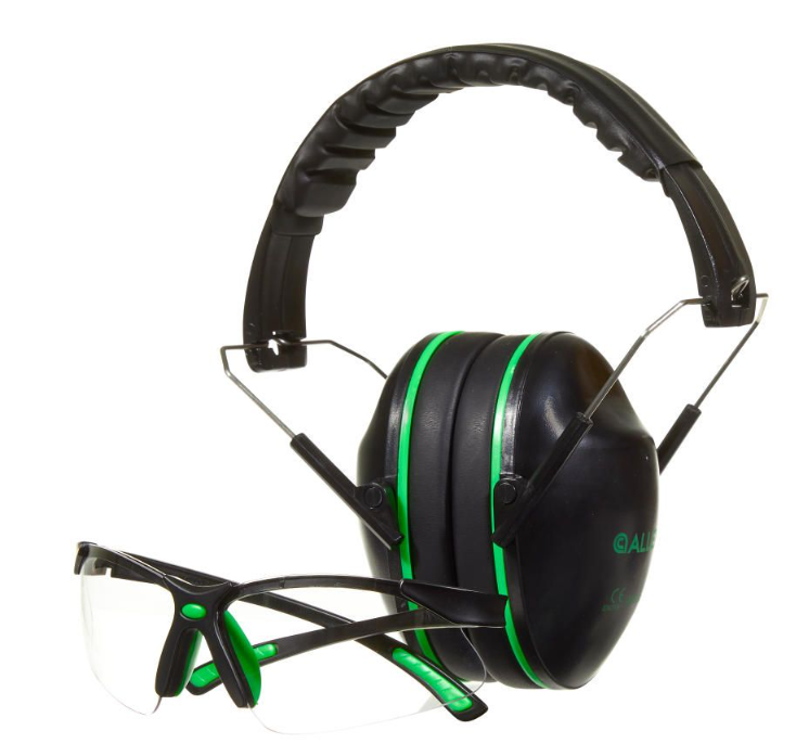 Hearing protector and "Gamma Junior" shooting glasses in combo - Allen