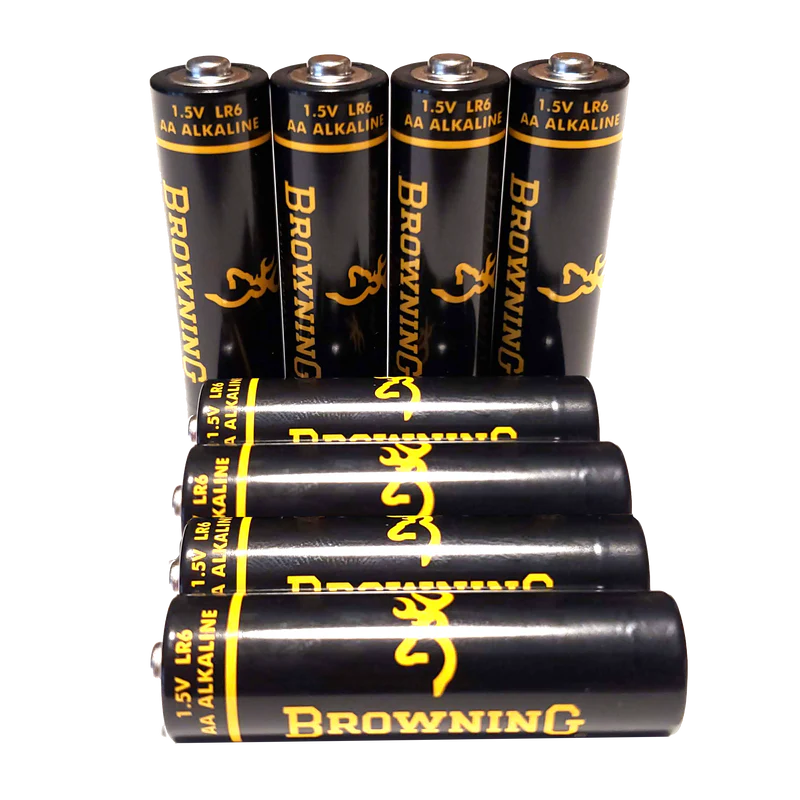 Paquet de 8 piles AA alcalines pour caméra de chasse - Browning