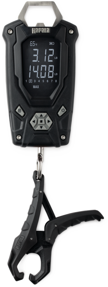 Accessoire Pêcheur Tare Balance Numérique Rapala 12kg - Pêche - Étanche - Fonction Tare - Mesure Kg/lb Balance Suspendue