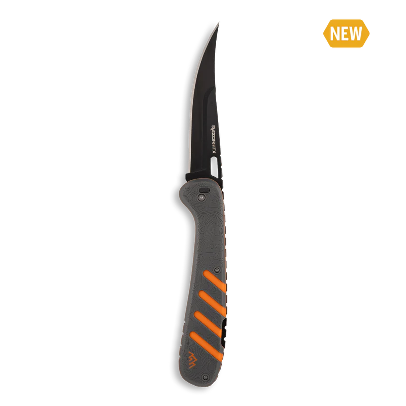Hunting knife 3.5" interchangeable folding blades Razor HTX- Outdoor Edge