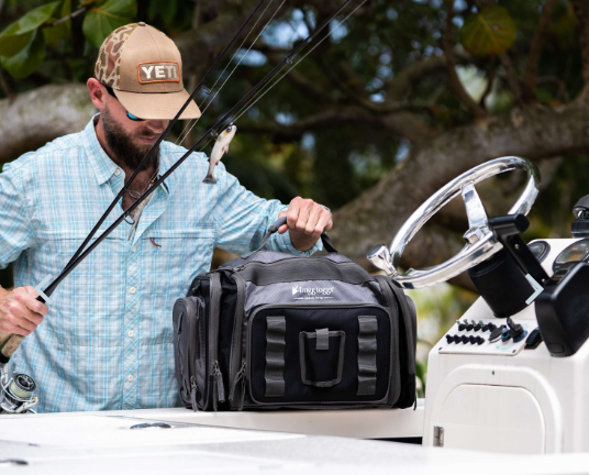 Durable fishing tackle box 