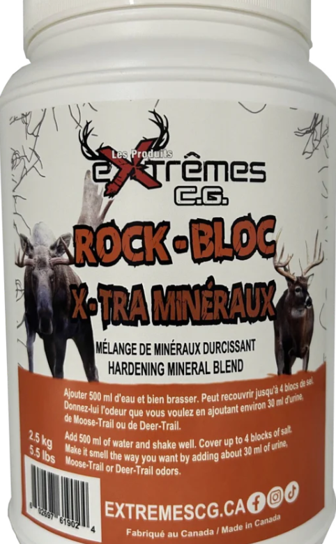 Rock-Bloc mélange de minéraux durcissant - Produits Extrêmes C.G.