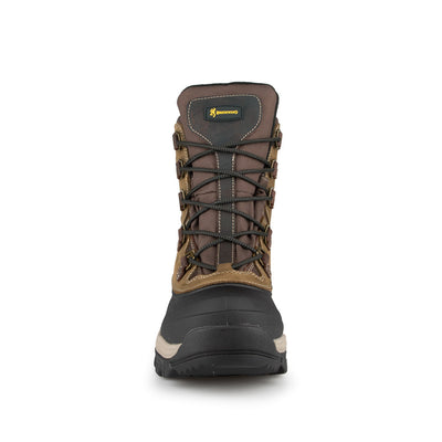 Bottes d’hiver Browning Blizzard. Isolation feutre 8 mm RadiantTex, cuir huilé et nylon 600D, chaleur, confort et traction supérieure.