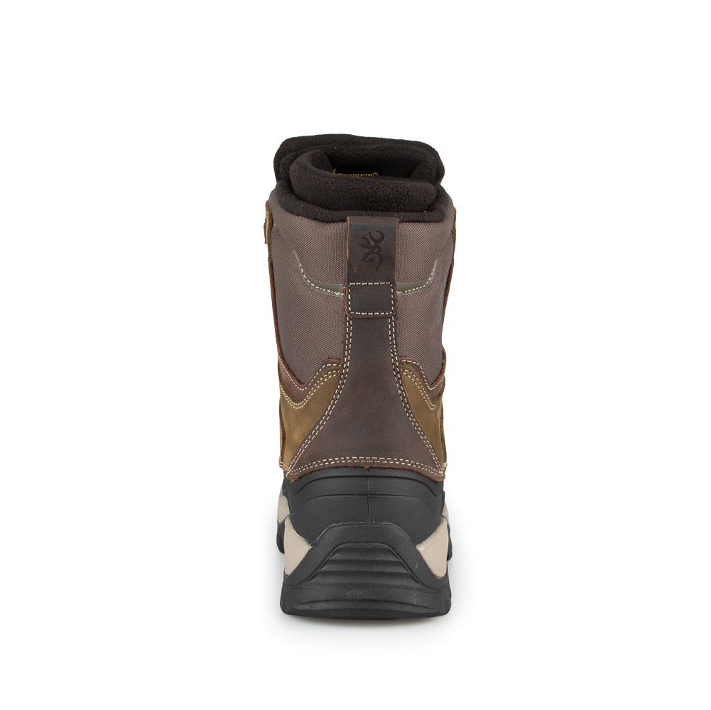 Bottes d’hiver Browning Blizzard. Isolation feutre 8 mm RadiantTex, cuir huilé et nylon 600D, chaleur, confort et traction supérieure.
