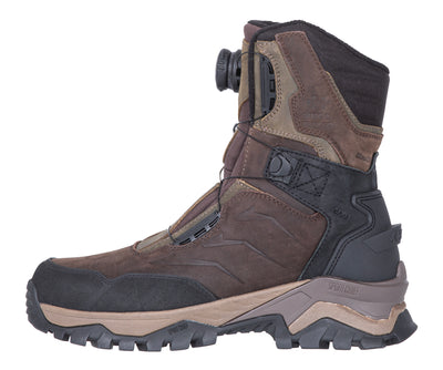 Botte de chasse homme imperméable Hugo Strong en cuir, avec Primaloft 400 g et semelle antidérapante. Parfaite pour orignal et chevreuil. Grandeurs: 7-14.