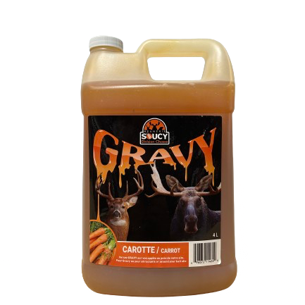 Gravy Carotte appât chevreuil produit 11464 Meunerie Soucy