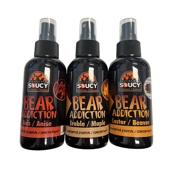 Concentré d'odeur Bear Addiction pour ours - Meunerie Soucy