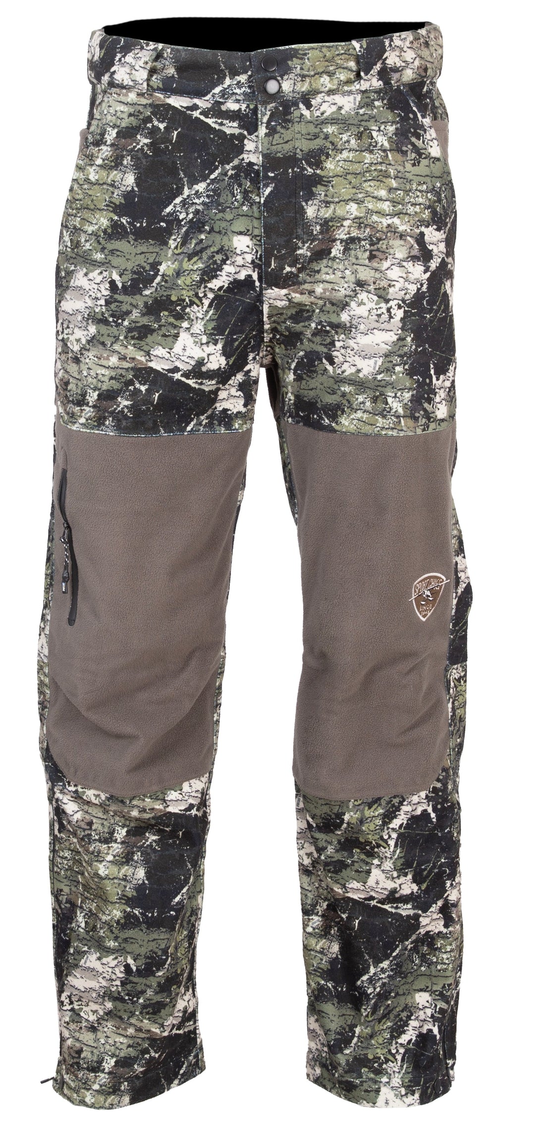 Gros plan de l'uniforme de camouflage de chasseur à l'extérieur | Photo