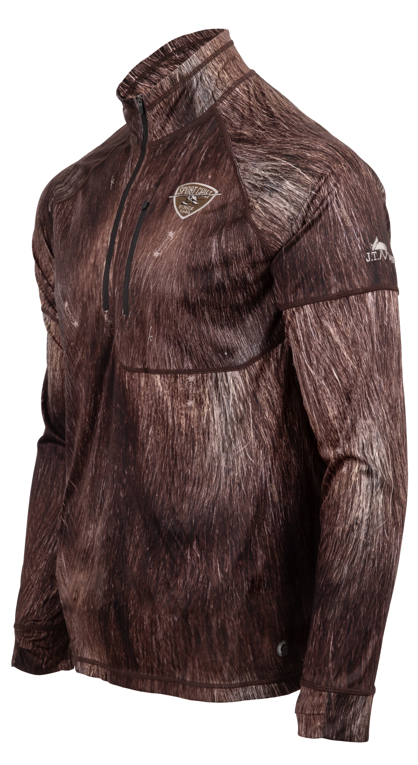 Men's Moose Camo Hunting Sweater "HUNT" Jason Tremblay Morneau Edition - Sportchief