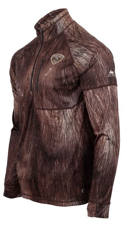 Men's Moose Camo Hunting Sweater "HUNT" Jason Tremblay Morneau Edition - Sportchief