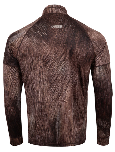 Men's Moose Camo Hunting Sweater "HUNT" Jason Tremblay Morneau Edition - Sportchief