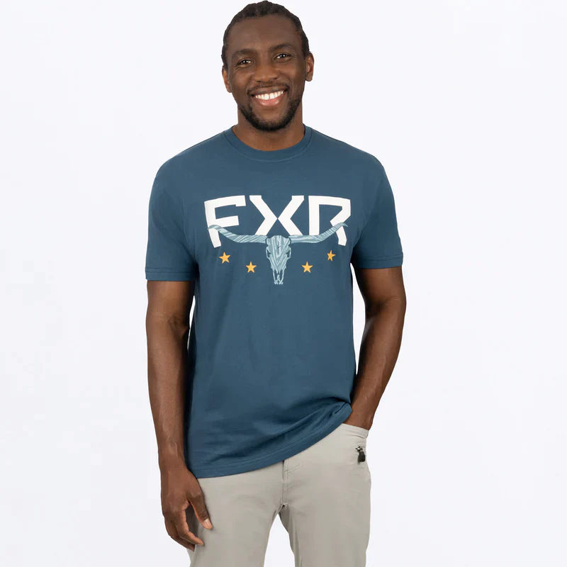 Men's Antler T-shirt - FXR - Blue
