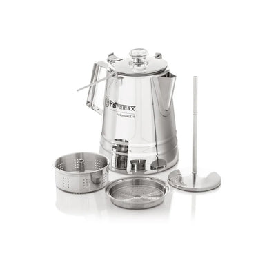 Stainless steel percolator for outdoor cooking (# PER-14-LE) - Petromax