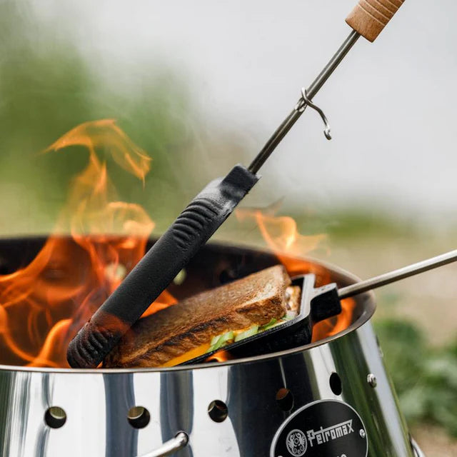 Appareil en fonte pour sandwich sur feu long manche - Petromax