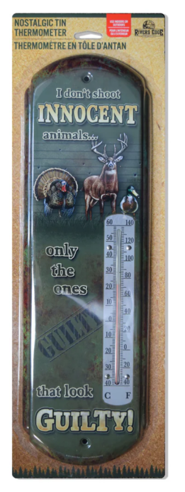 Hunter Pattern Pewter Thermometer - River's Edge