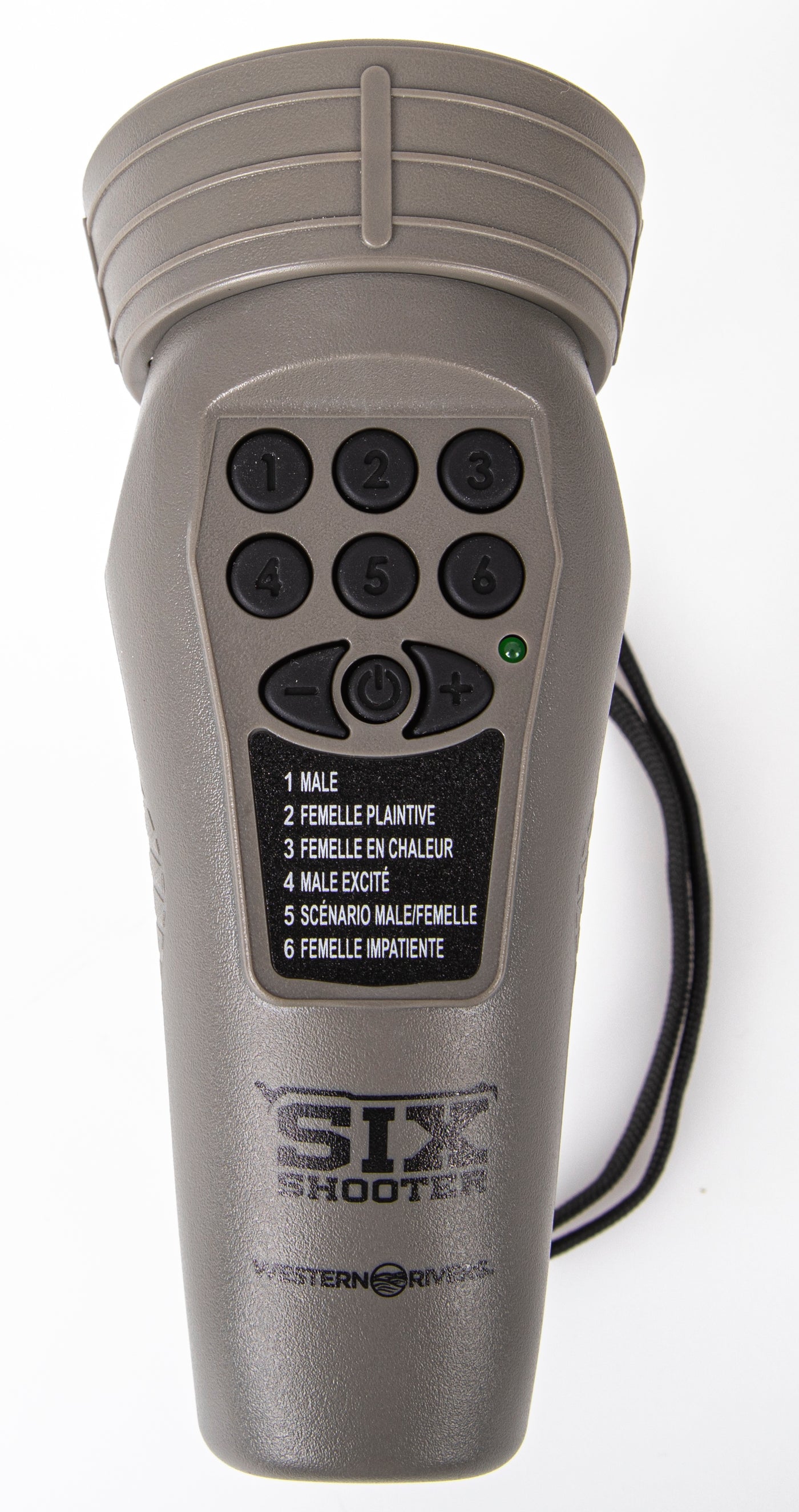 Moose electronic hand-held call "JMT-6 Six Shooter" Mantis