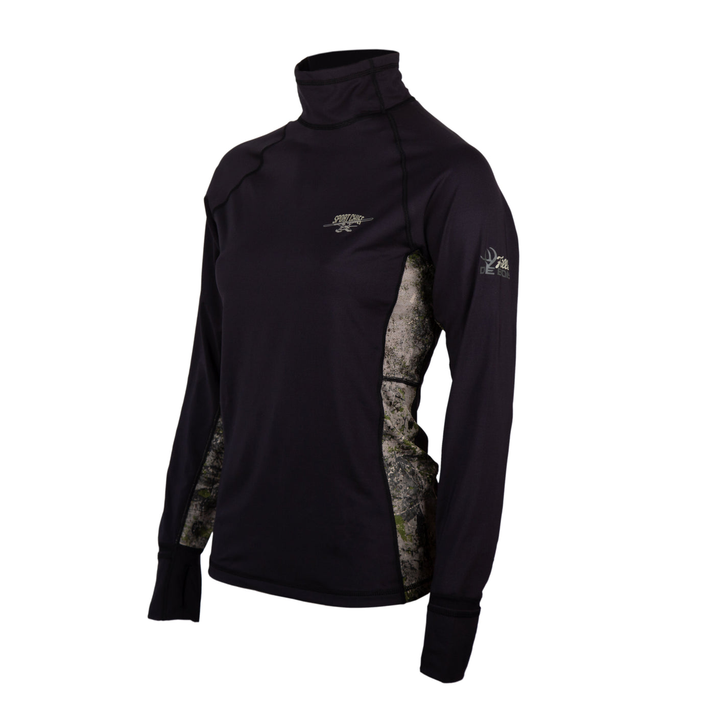 Base layer sweater for hunting top, women's "Buzzard" Filles de Bois collection - Sportchiefc