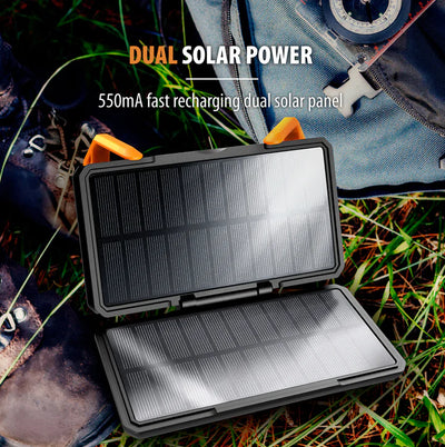 TOUGH TESTED “Switchback” power supply and solar panel