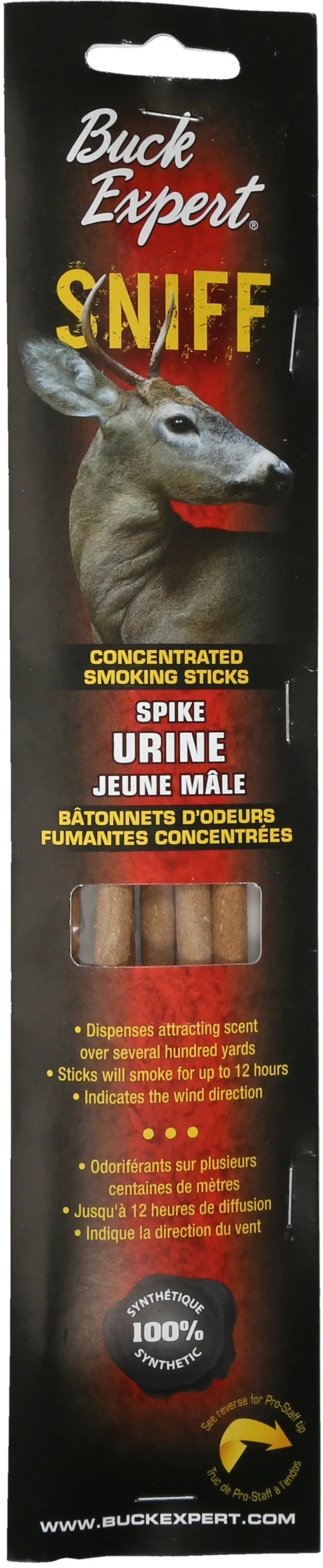 Concentrated young male deer urine scent sticks from Buck Expert