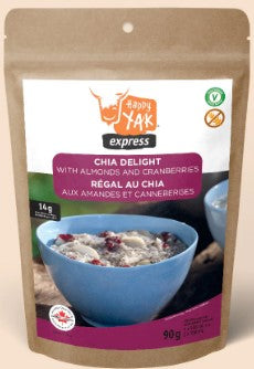 Dehydrated meals - Cranberry Almond Chia Treat - Happy Yak