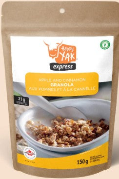 Dehydrated meals - Apple cinnamon granola - Happy Yak