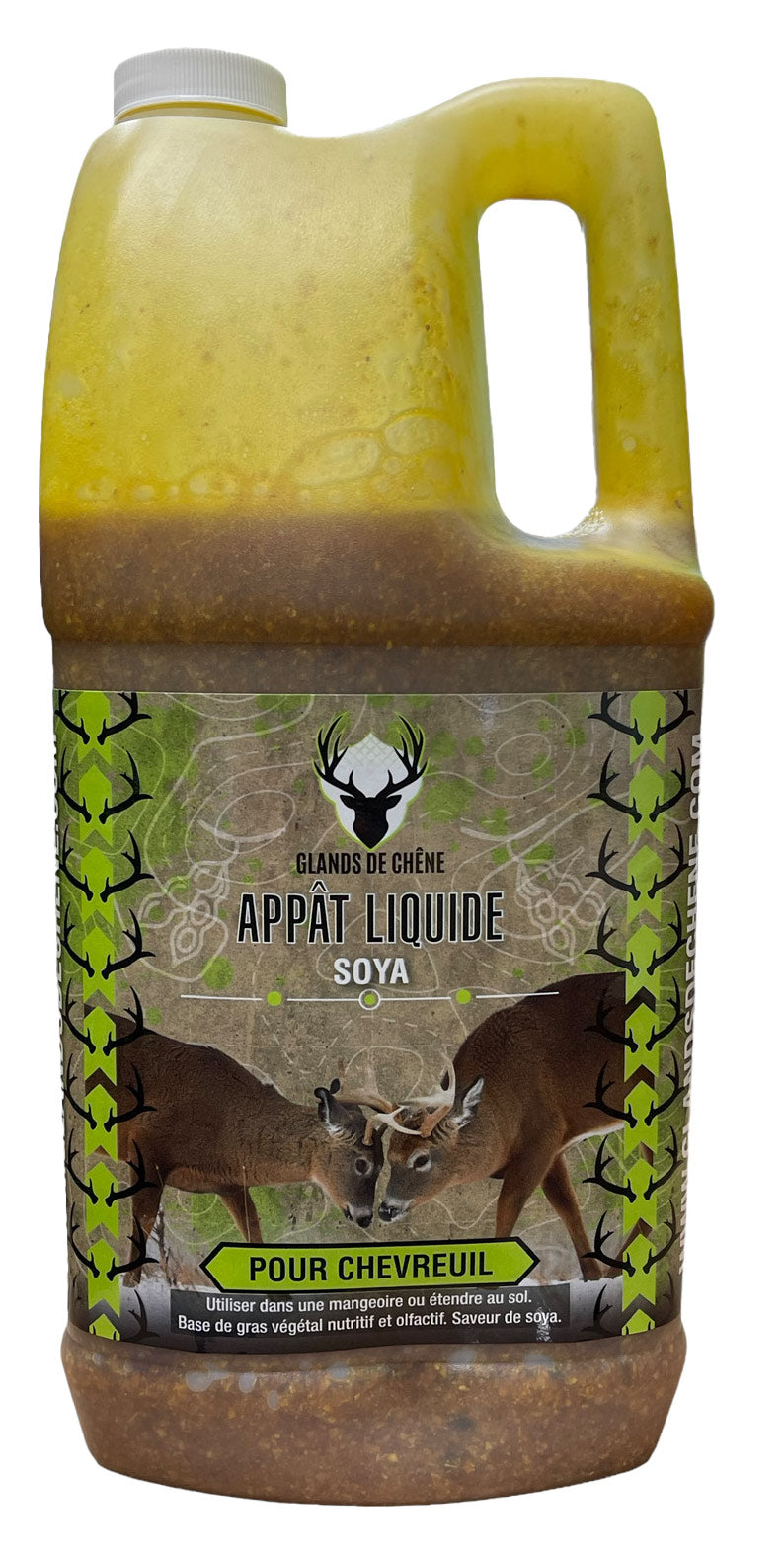 Appâtage liquide chevreuil "saveur de soya" - Glands de Chêne