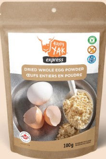 Repas déshydratés - Oeufs entiers en poudre 100g - Happy Yak