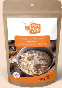 Dehydrated meals - Mushroom risotto - Happy Yak