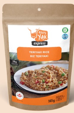 Dehydrated meals - Teriyaki rice - Happy Yak